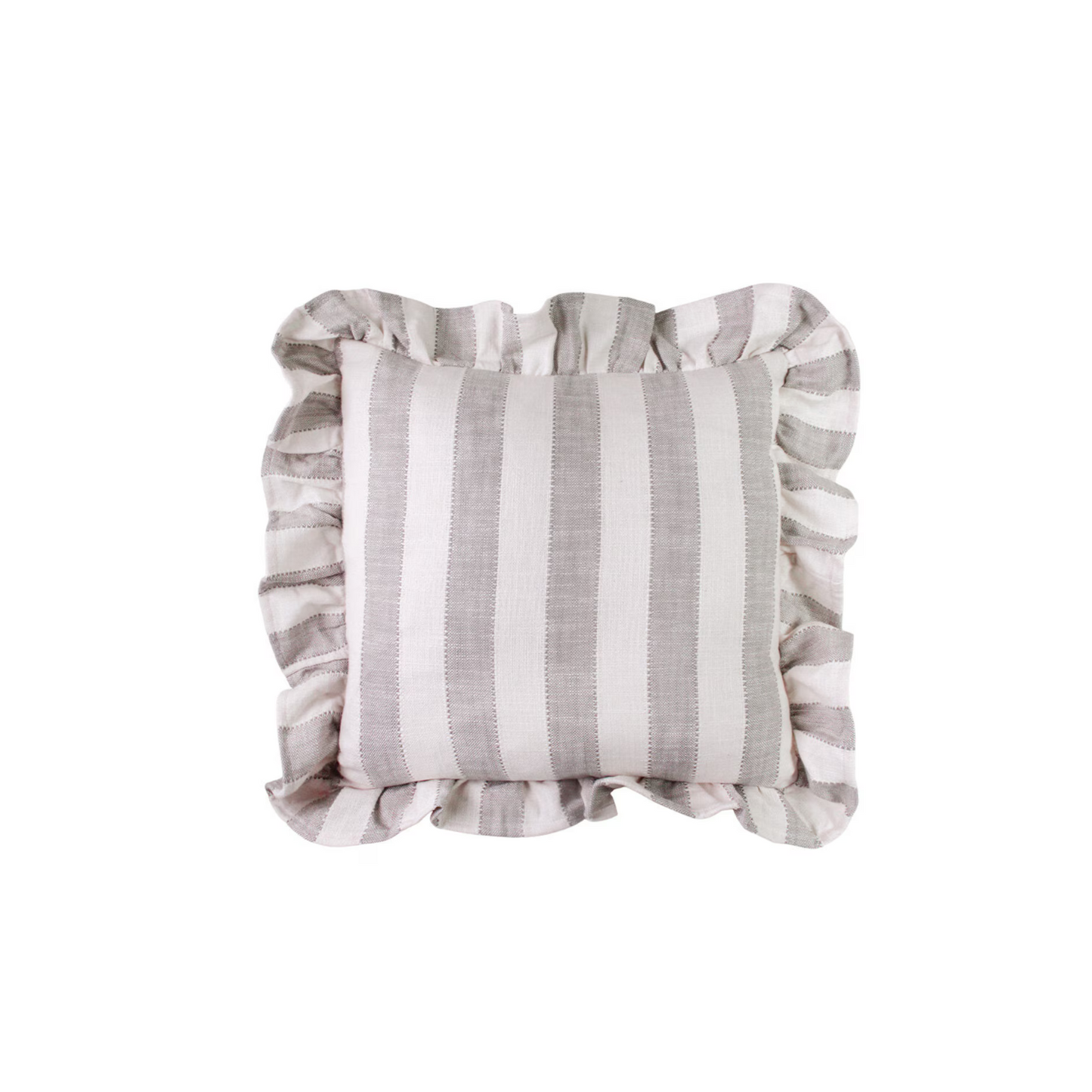 Kuddfodral Ida Rand Beige/Vit