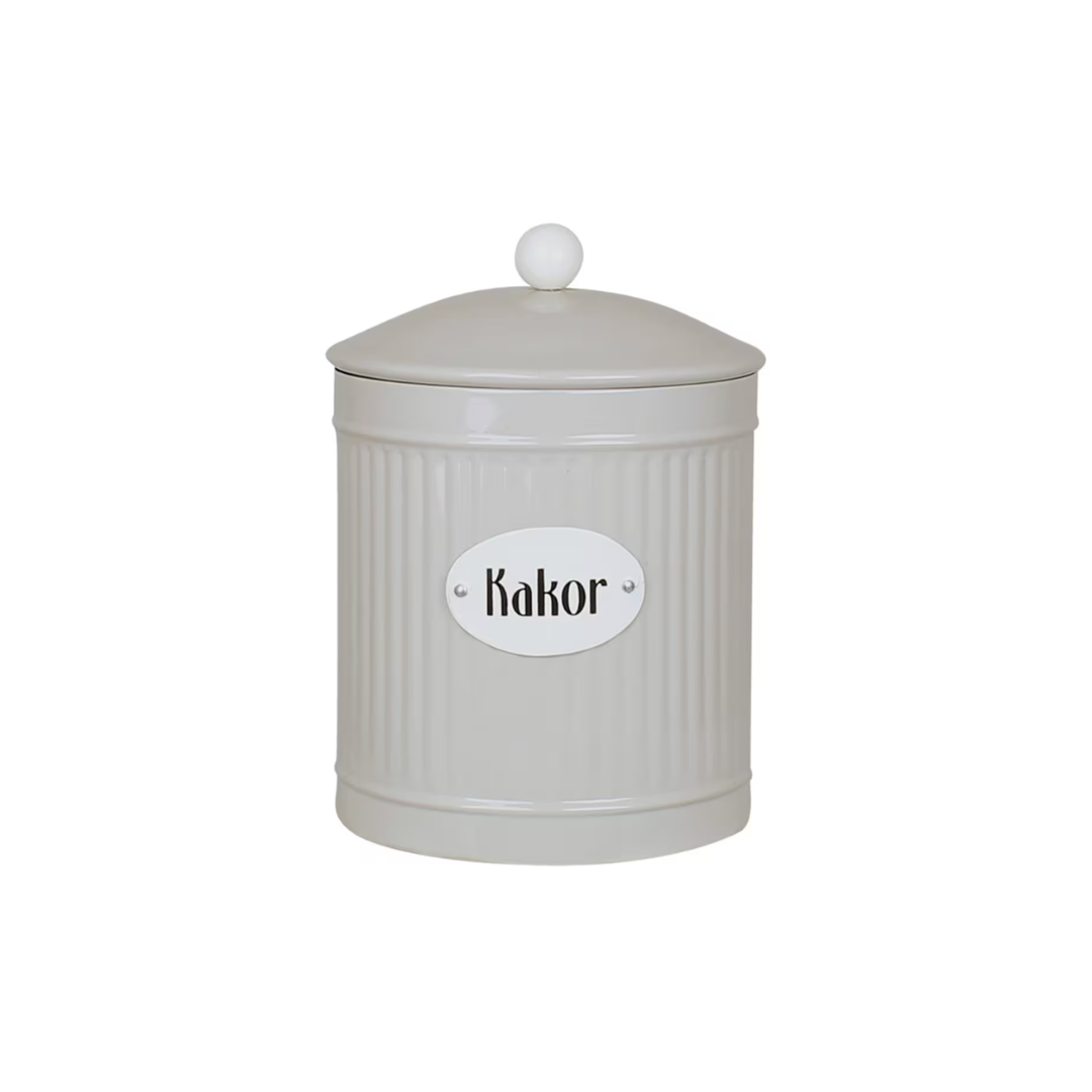 Plåtburk Hugo Kakor Beige