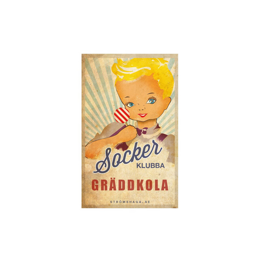 Sockerklubba Gräddkola