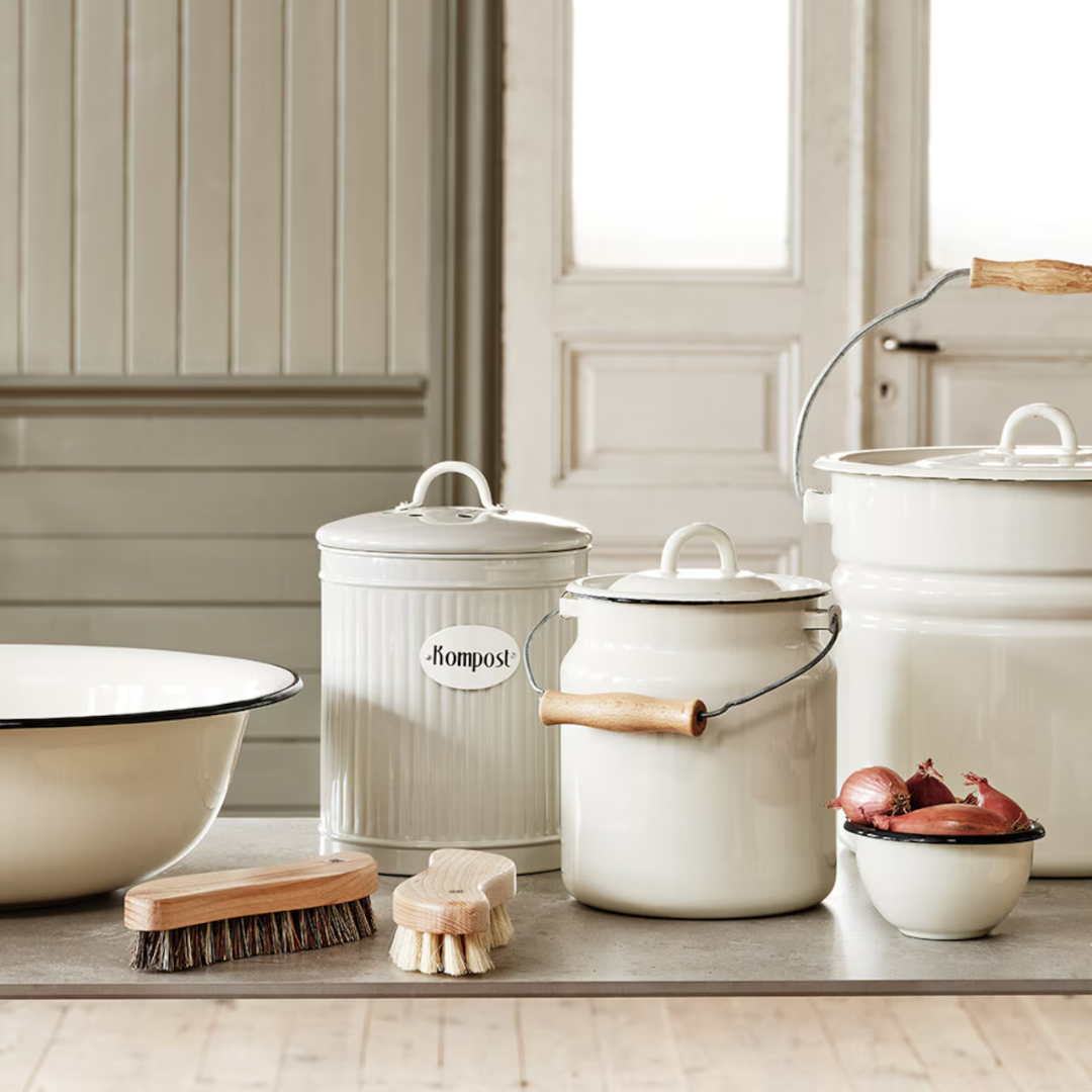 Plåtburk Hugo Kompost Beige