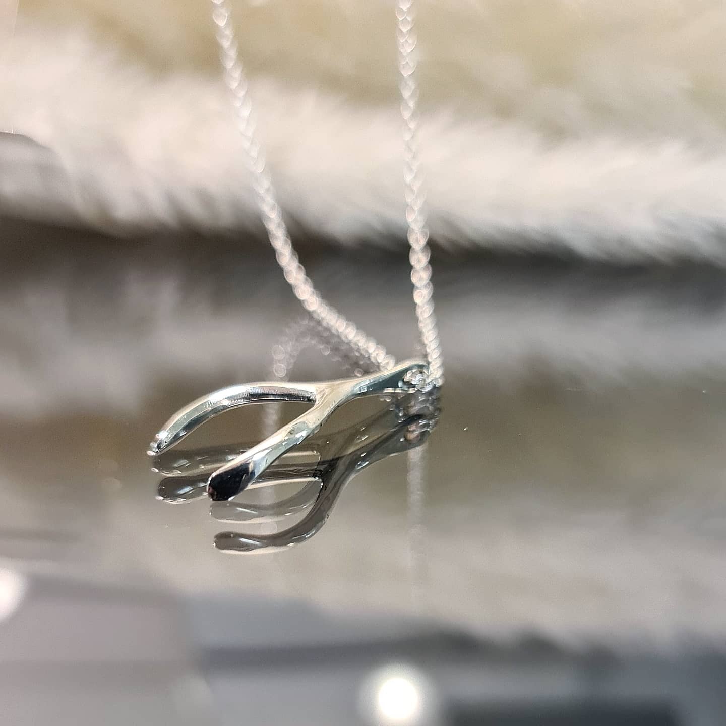 Make A Wish Halsband Silver