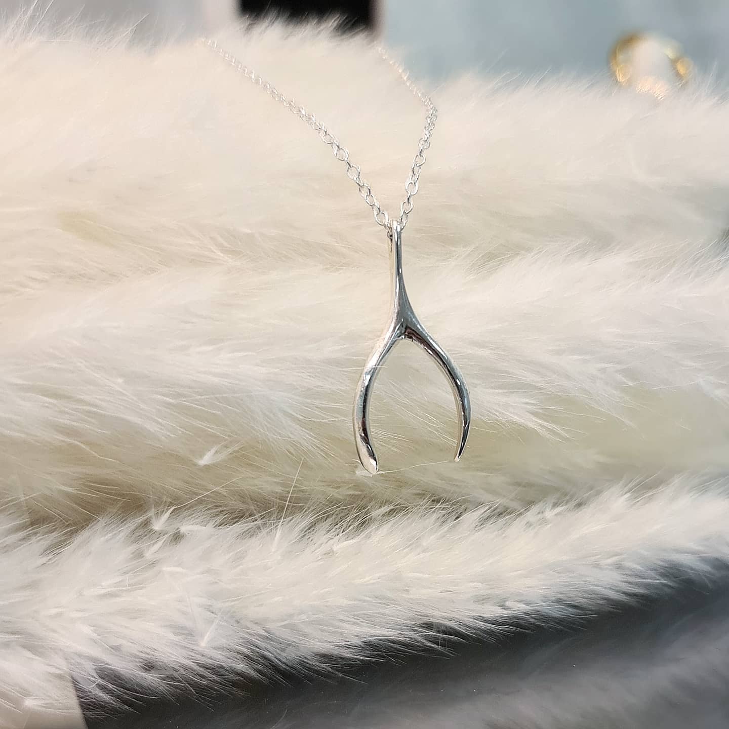 Make A Wish Halsband Silver