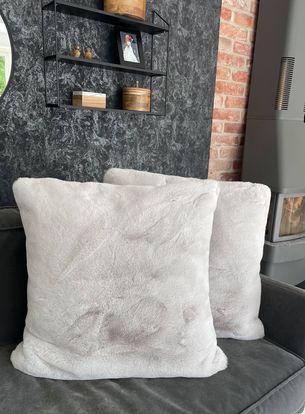 Alaska kuddfodral grå