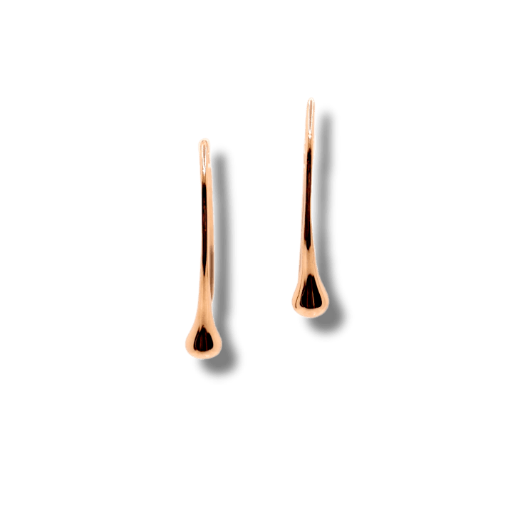 Droppen Mini Örhängen 18K Roséguld