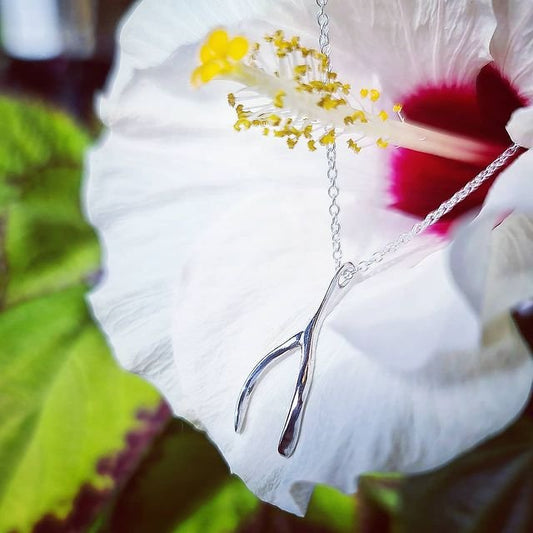 Make A Wish Halsband Silver