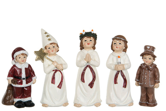 Luciatåg 5st mixset