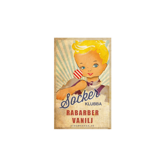 Sockerklubba Rabarber/Vanilj