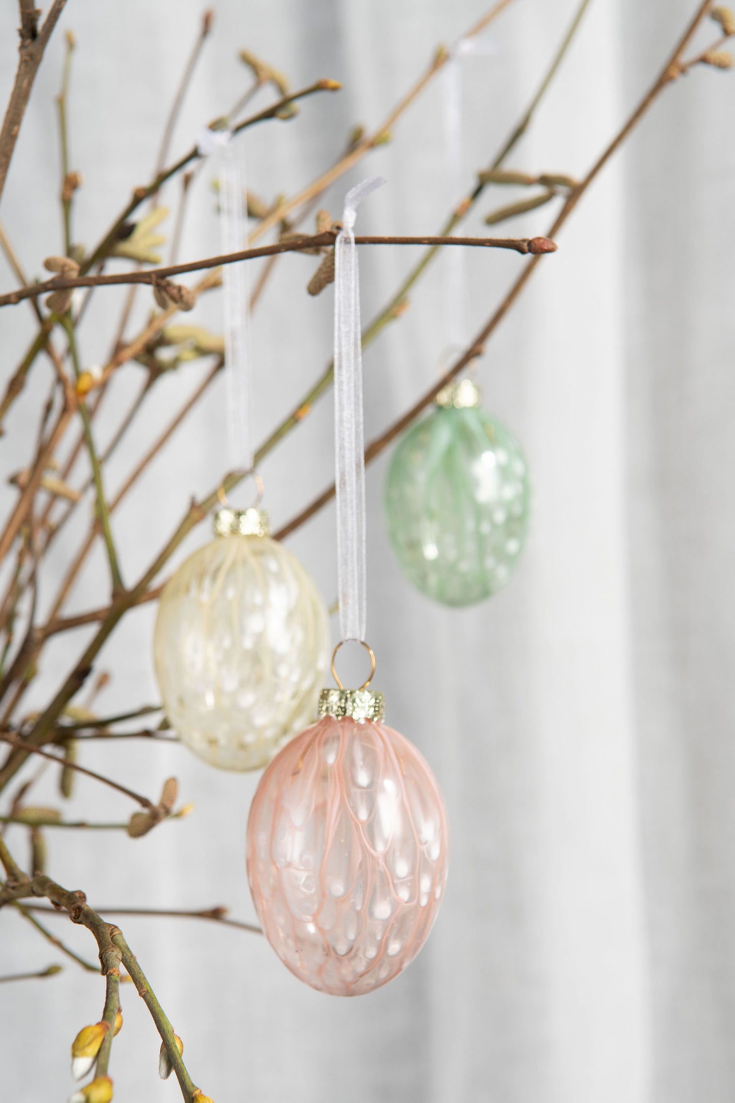 Ägg Glas målade 6-pack