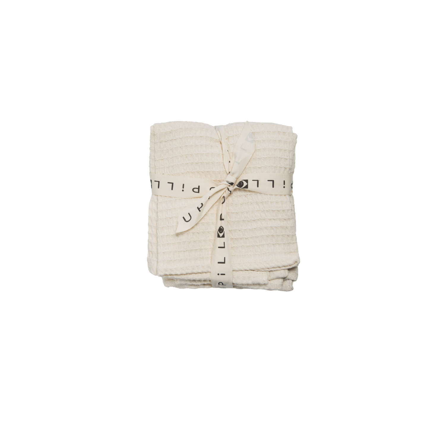 Waffel Kökshandduk Beige 2-pack