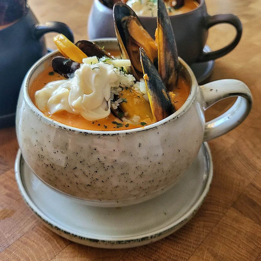 Soppskål/Mugg Vit/Krämfärg