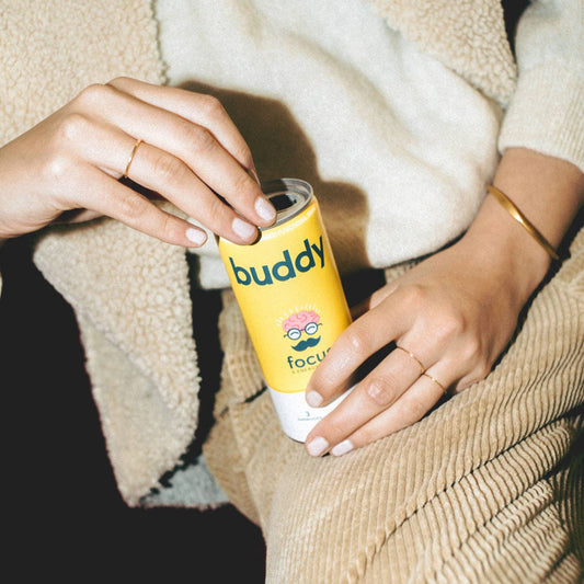 BUDDY Focus & Energy Citron & Ingefära | 3-pack