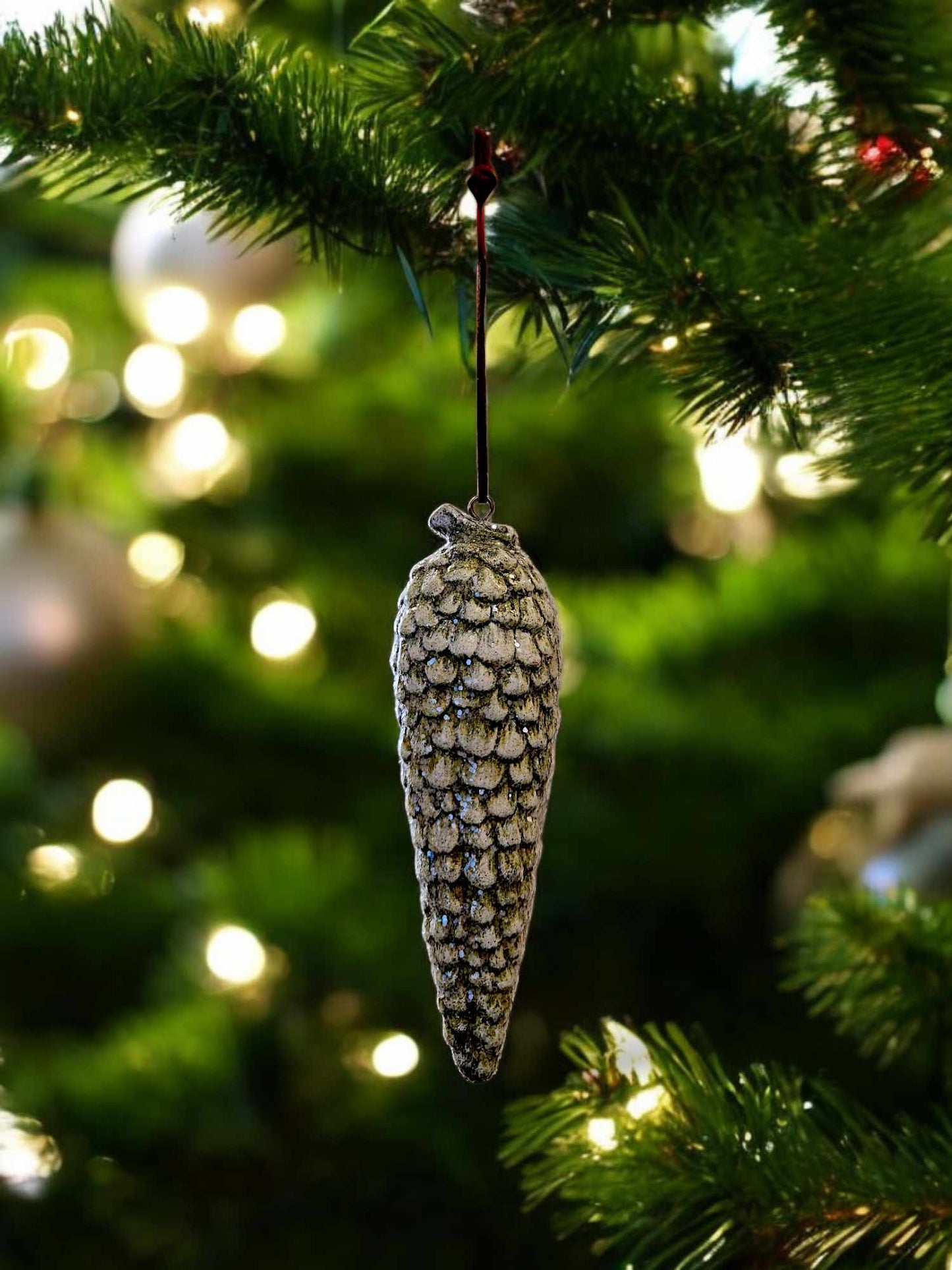 Kotte grön silverskimmer stor