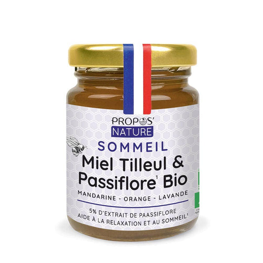 Ekologisk sömnblandning, honung, passionsblomma, lavendel