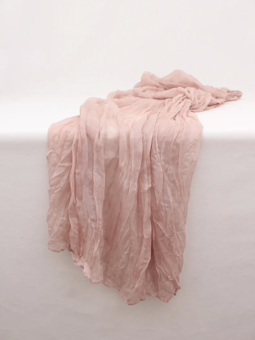Sjal/Bordslöpare - Marble Rose