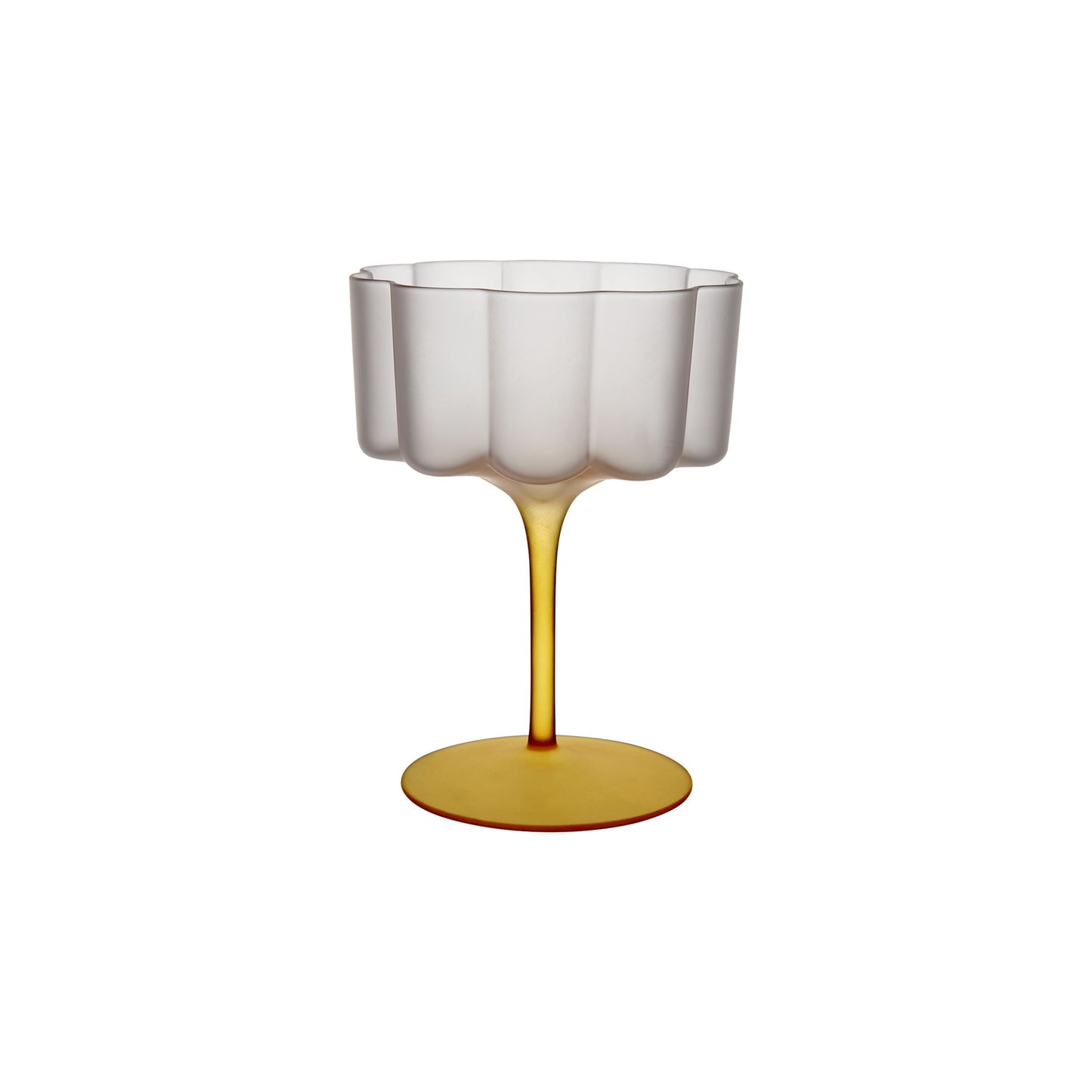 Lillie Cocktail / Dessertglas, Gul