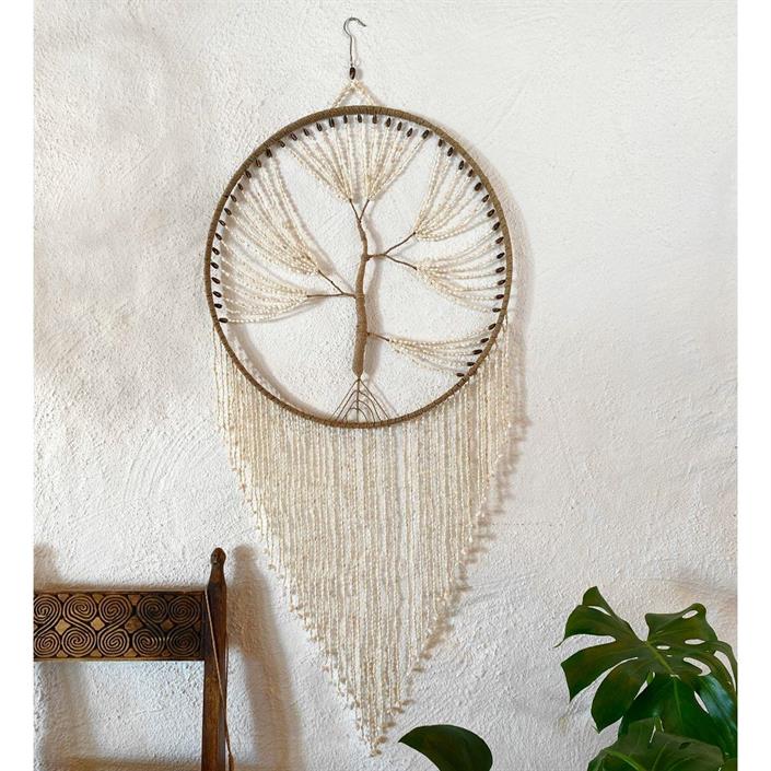Drömfångare - Tree of Life Shell 50cm