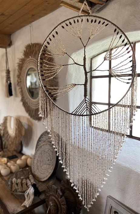 Drömfångare - Tree of Life Shell 50cm