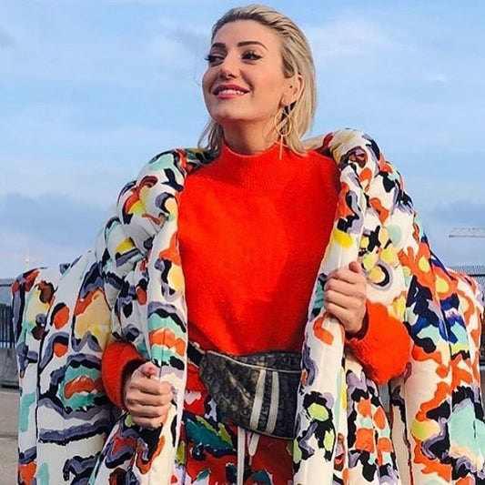 Big She Örhänge Roséguld