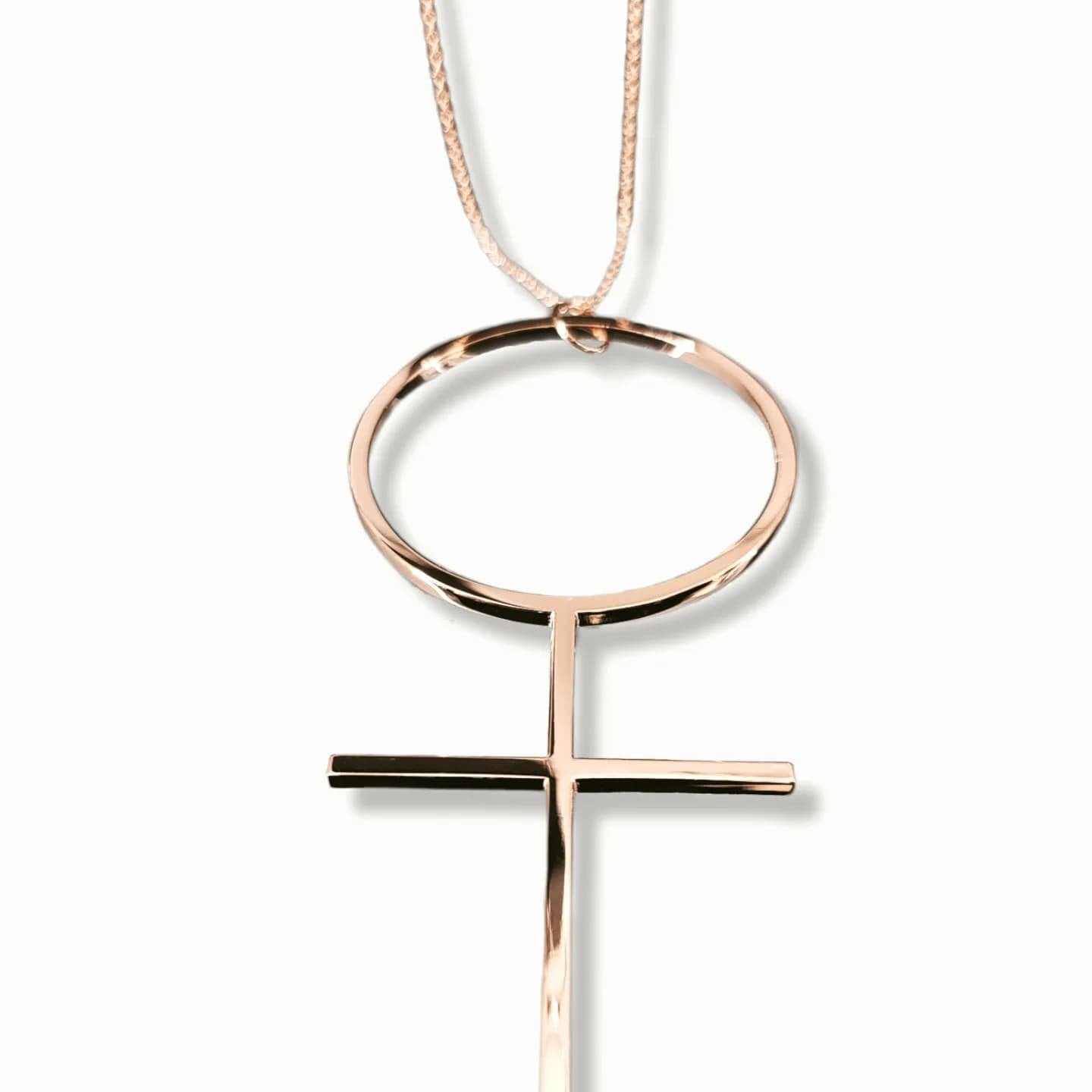 Big She Halsband Roséguld