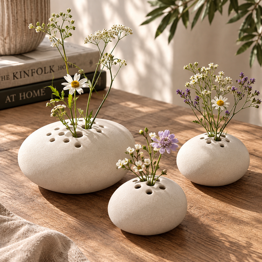 Stone Vas - Vit S