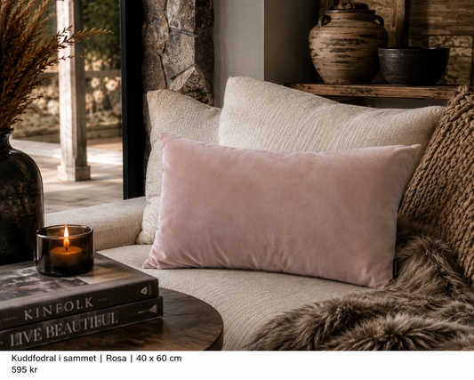 Kuddfodral Sammet 40 × 60 cm