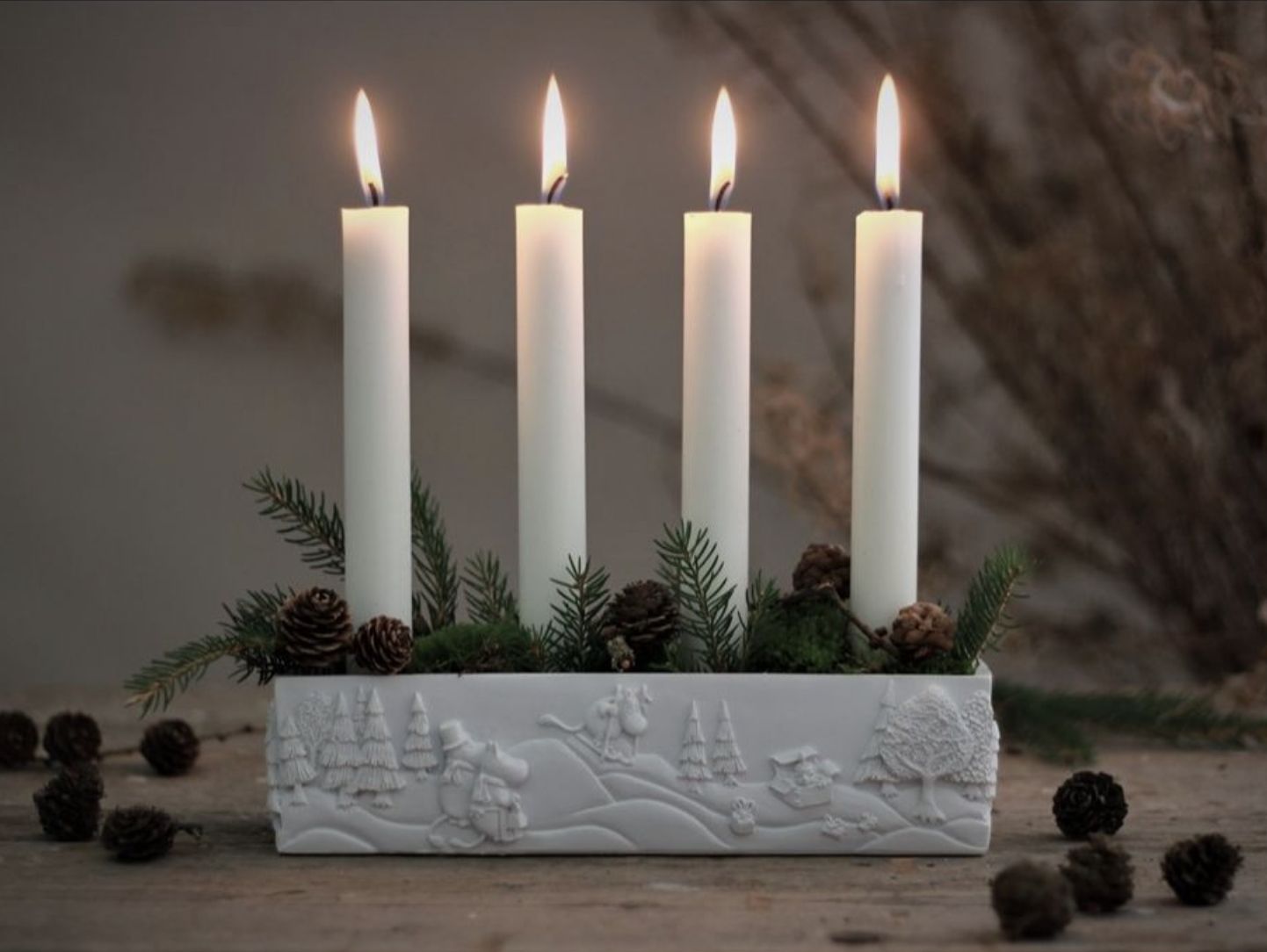 Mumin Adventsljusstake