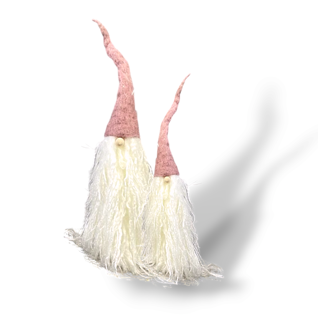 Skäggtomte Rosa liten