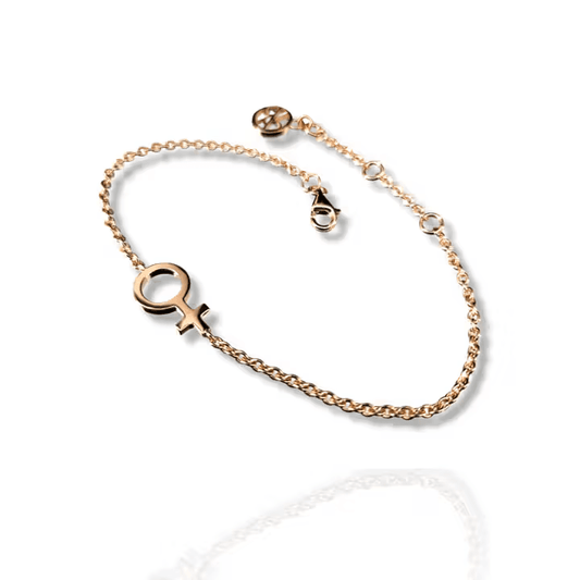 She Armband Kedja Roséguld