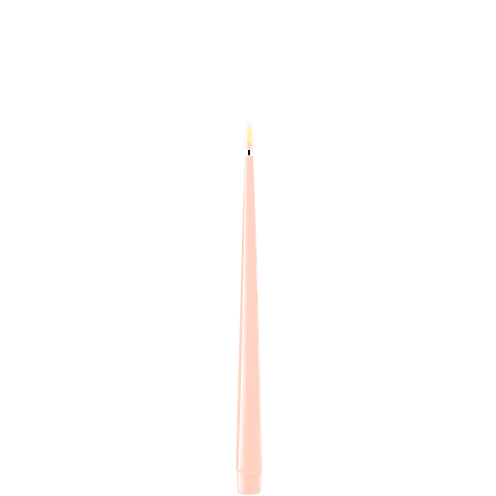 LED Ljus Med Lack (28 cm) 2 st Rosa