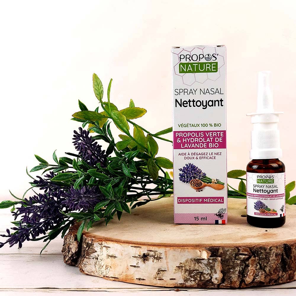 Propolis & Lavendel Ekologisk Nässpray Lugnar Torr & irriterad näsa