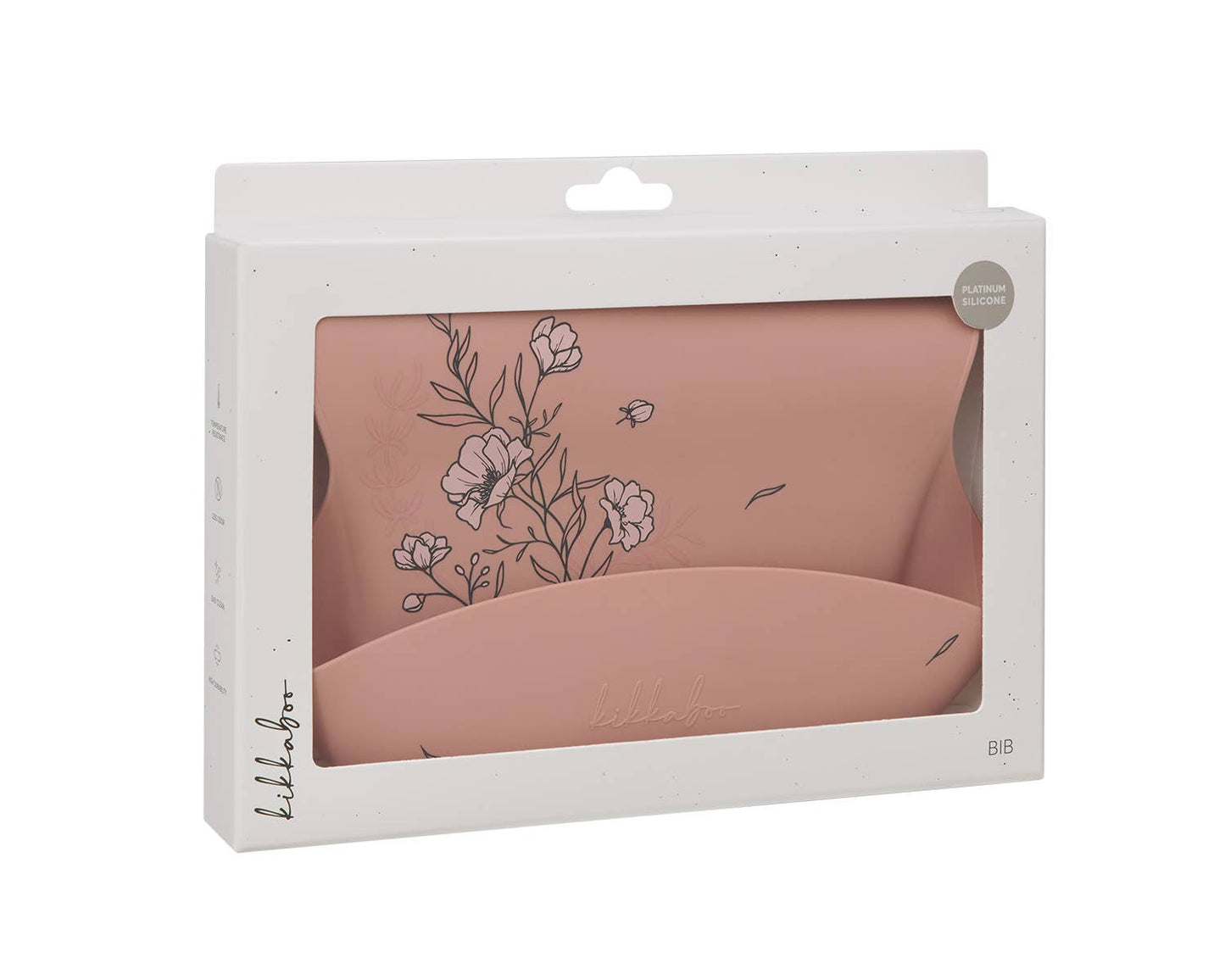 Bib Platinum Silikon Flora Rodnad