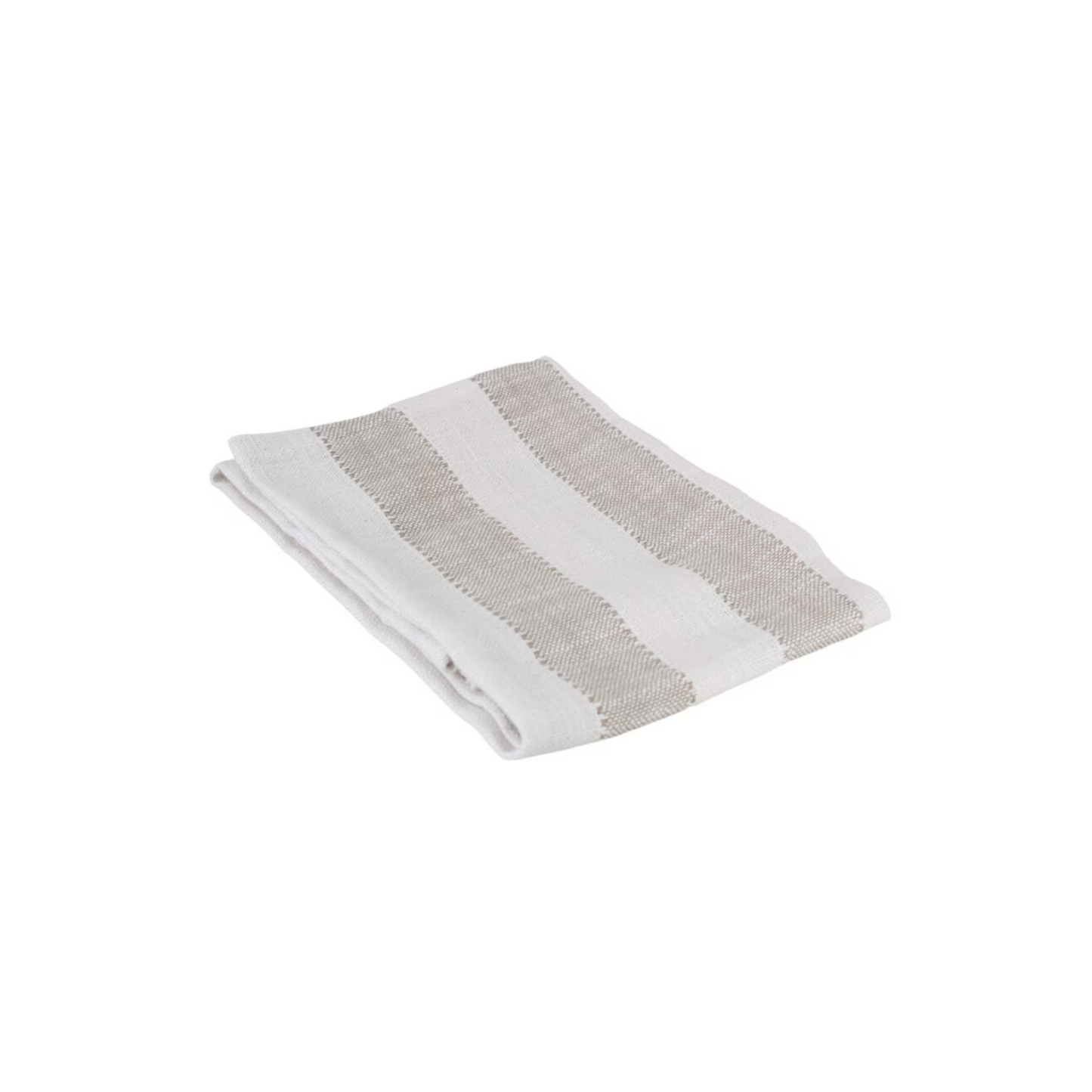 Kökshandduk Ida Rand Beige/Vit