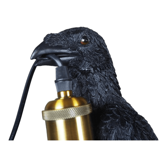 Crow Lamp Black
