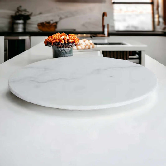 Snurrplatta Marmor