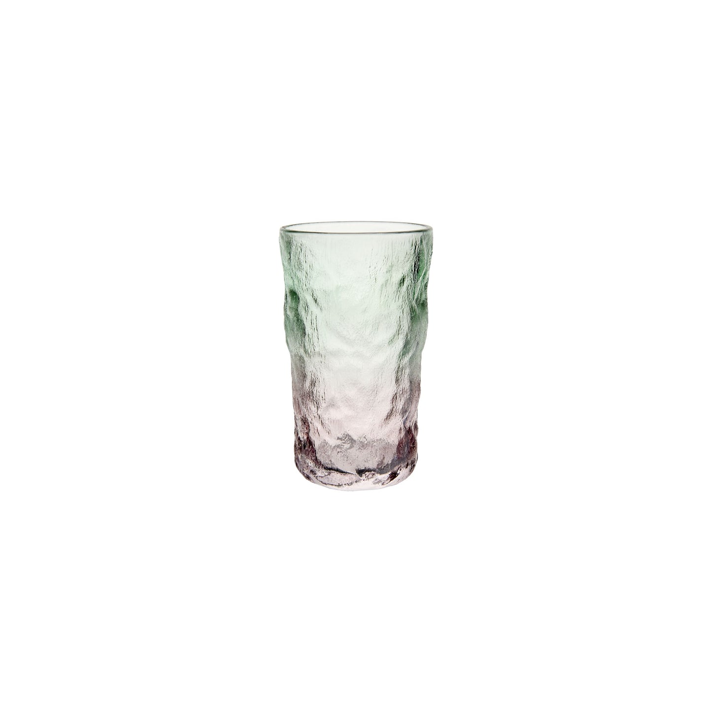 Cocktail Glas, Grön/rosa
