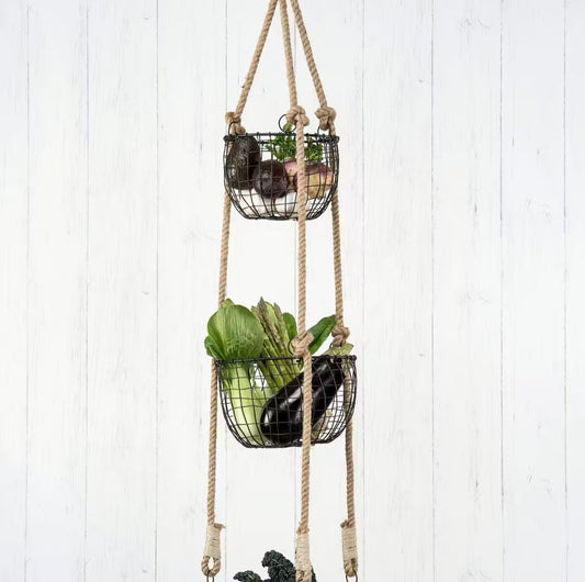 Hängkorgar Metall 3-set