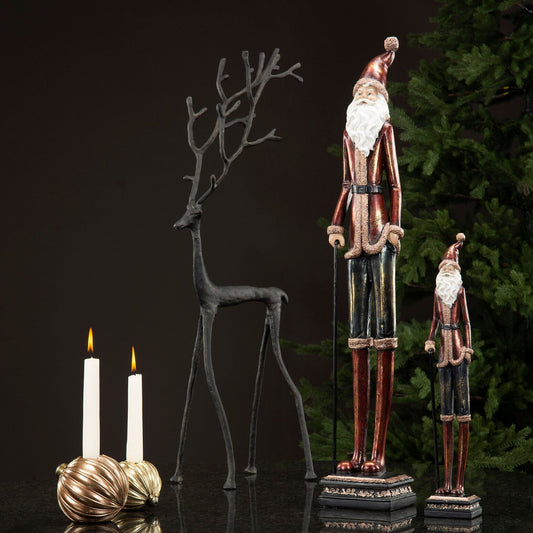 Tomte med käpp liten