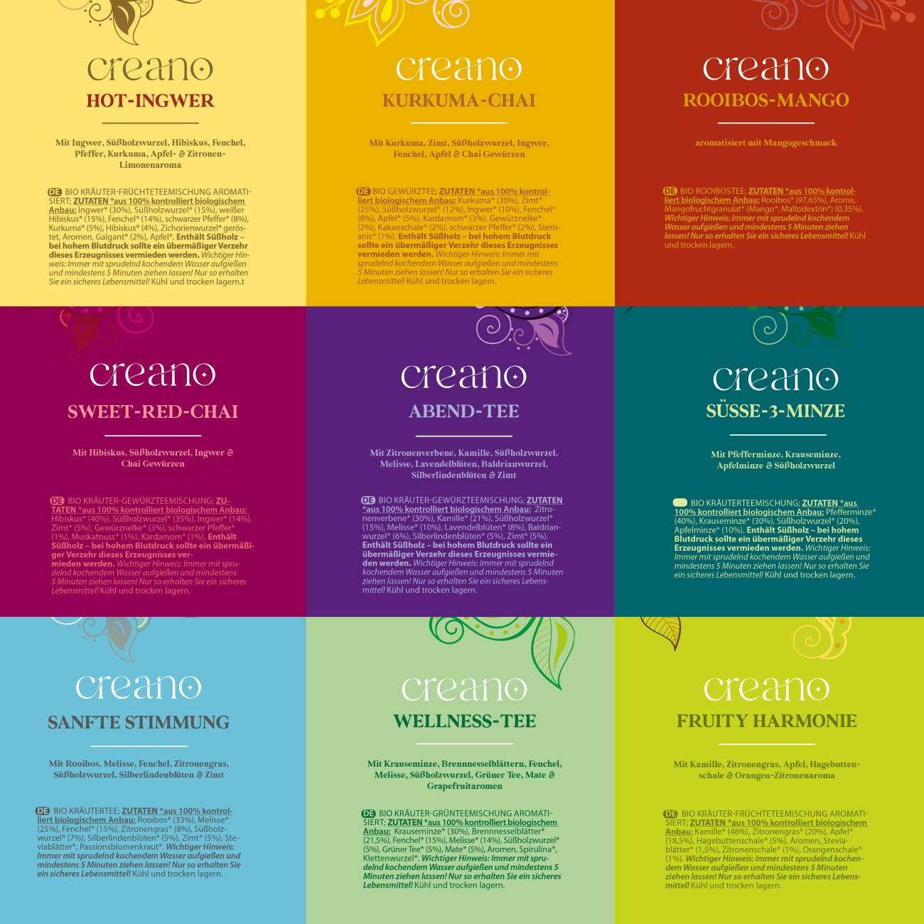 Ekologiskt örtte - 27er mix presentförpackning