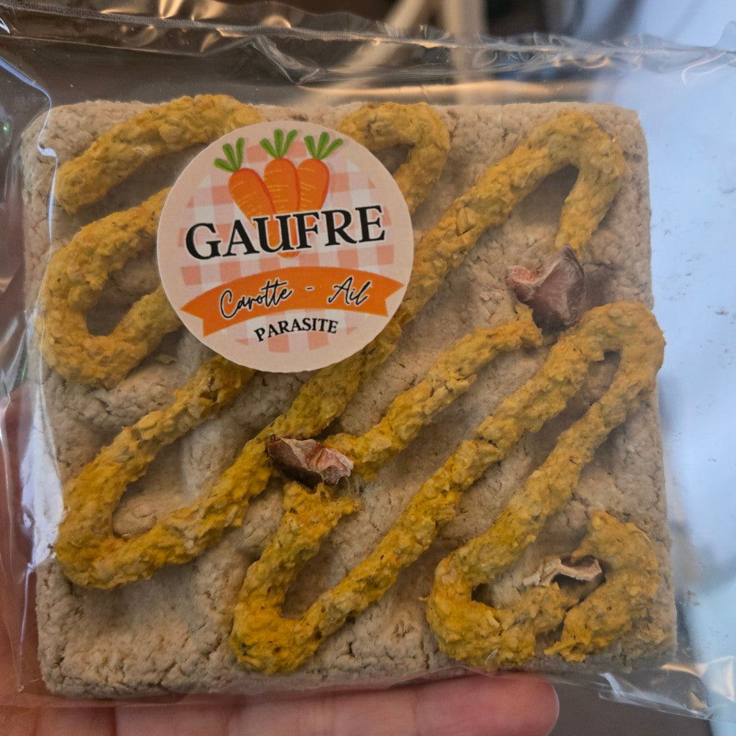 GaufreBio Parasite - Ekologiskt hästgodis med morot & vitlök