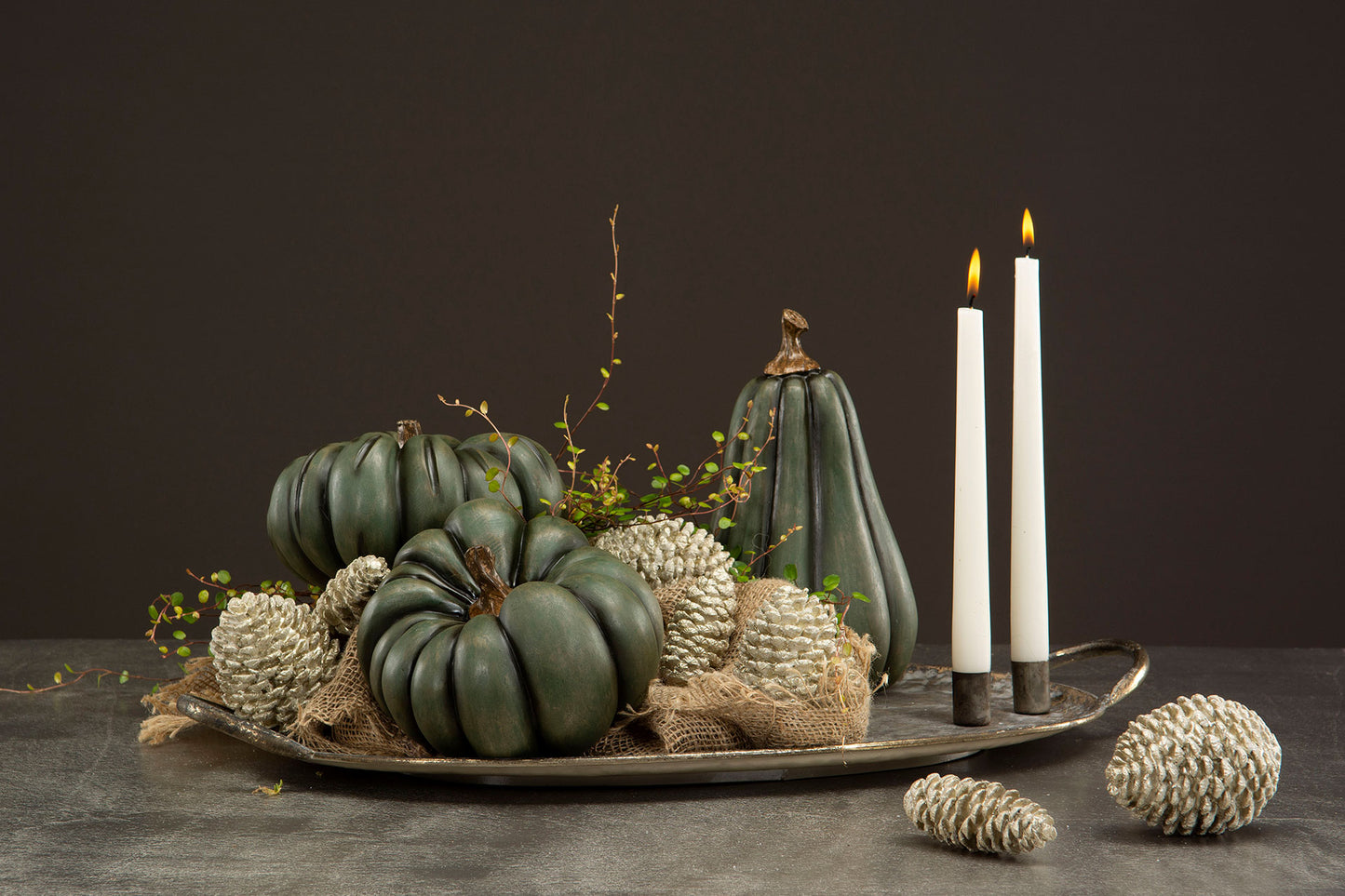 Pumpa Grön- 20 cm