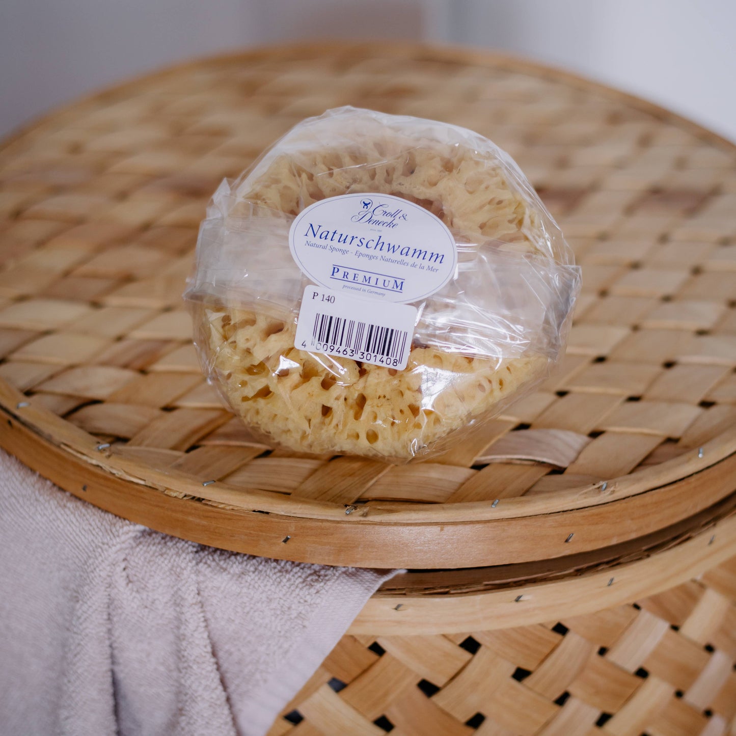 Hållbar natursvamp från havet Boho bad wellness spa: Medium