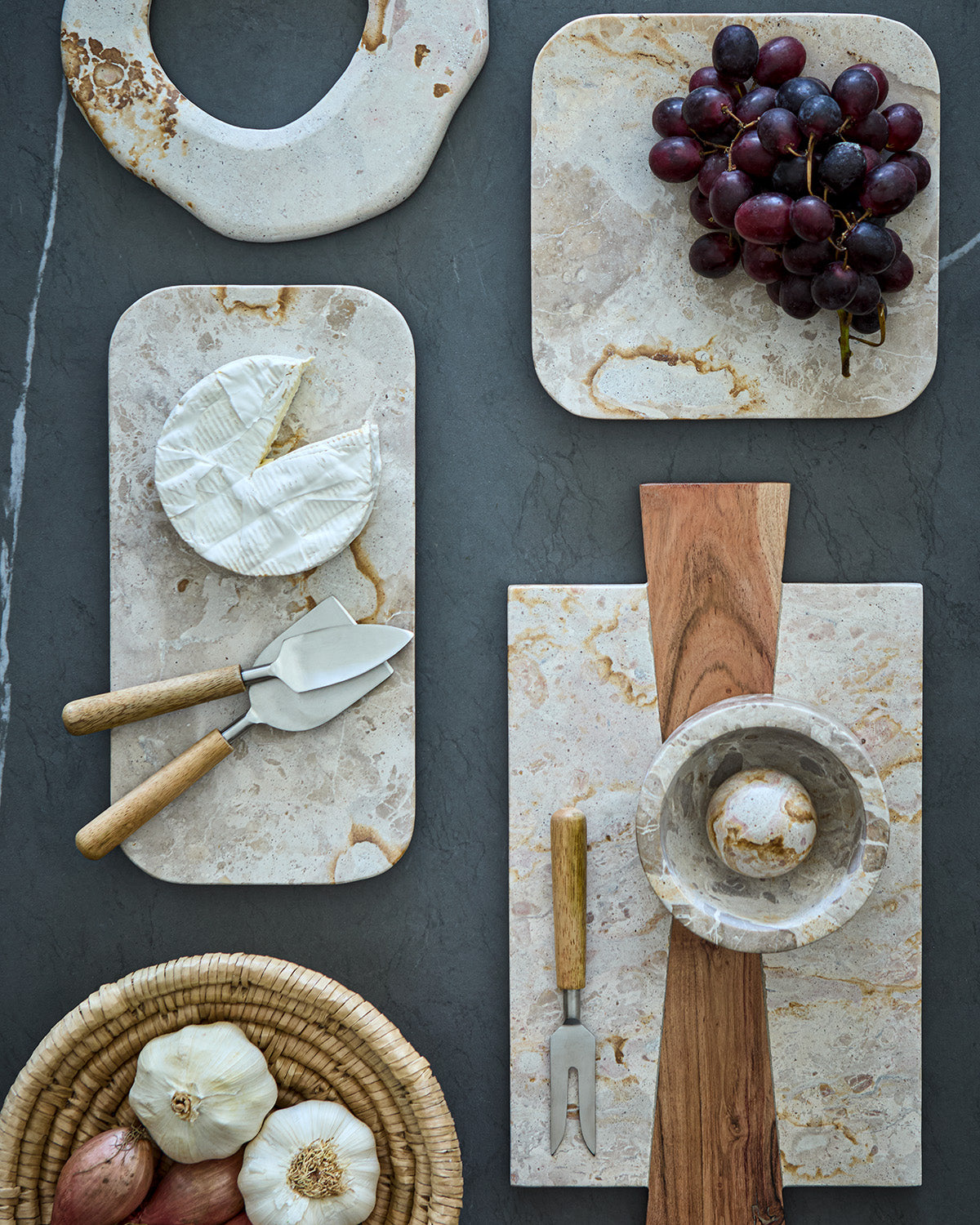 Thyme Skärbräda Beige