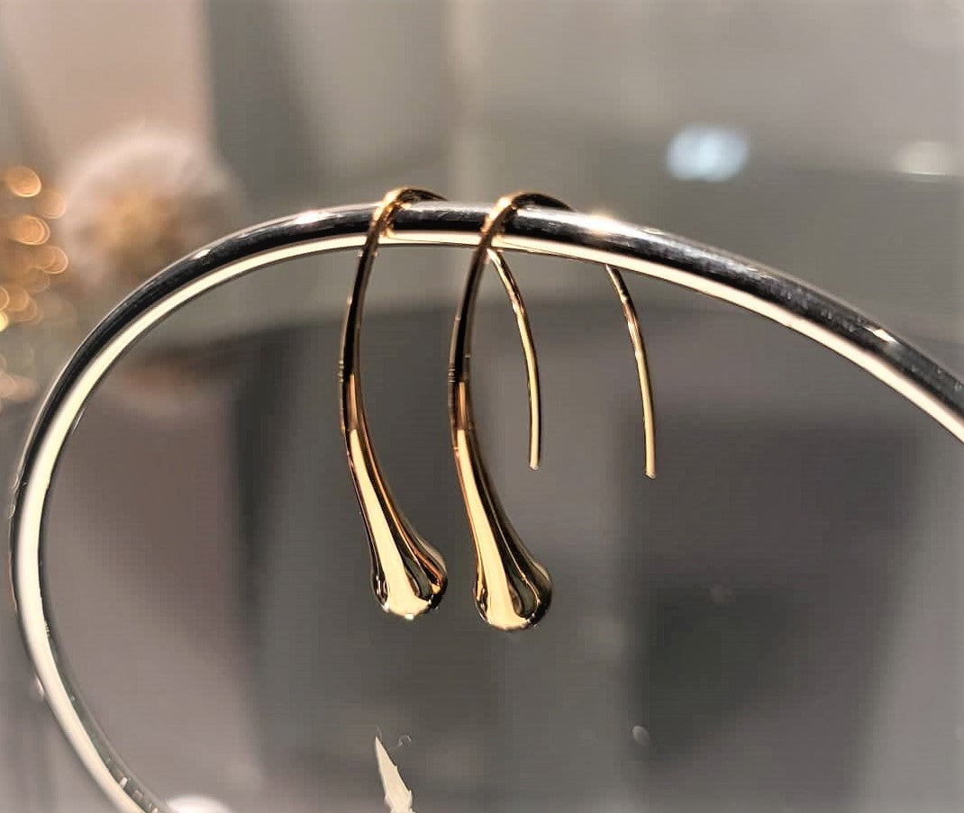 Droppen Mini Örhängen 18K Rödguld