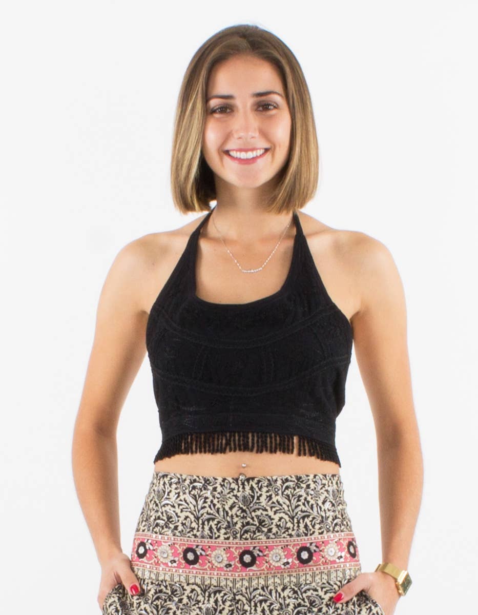Handsydd Boho Halter Top