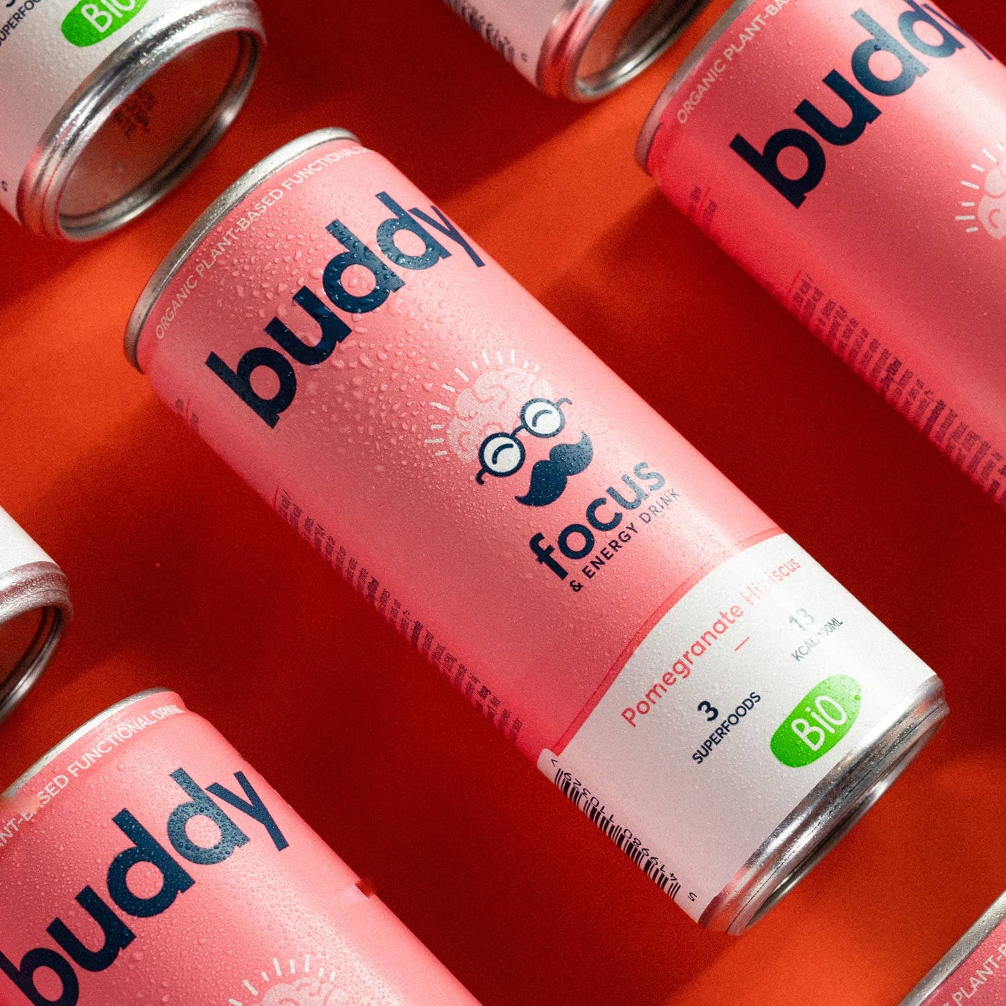 Buddy Naturlig och ekologisk energidryck: Mango Passion