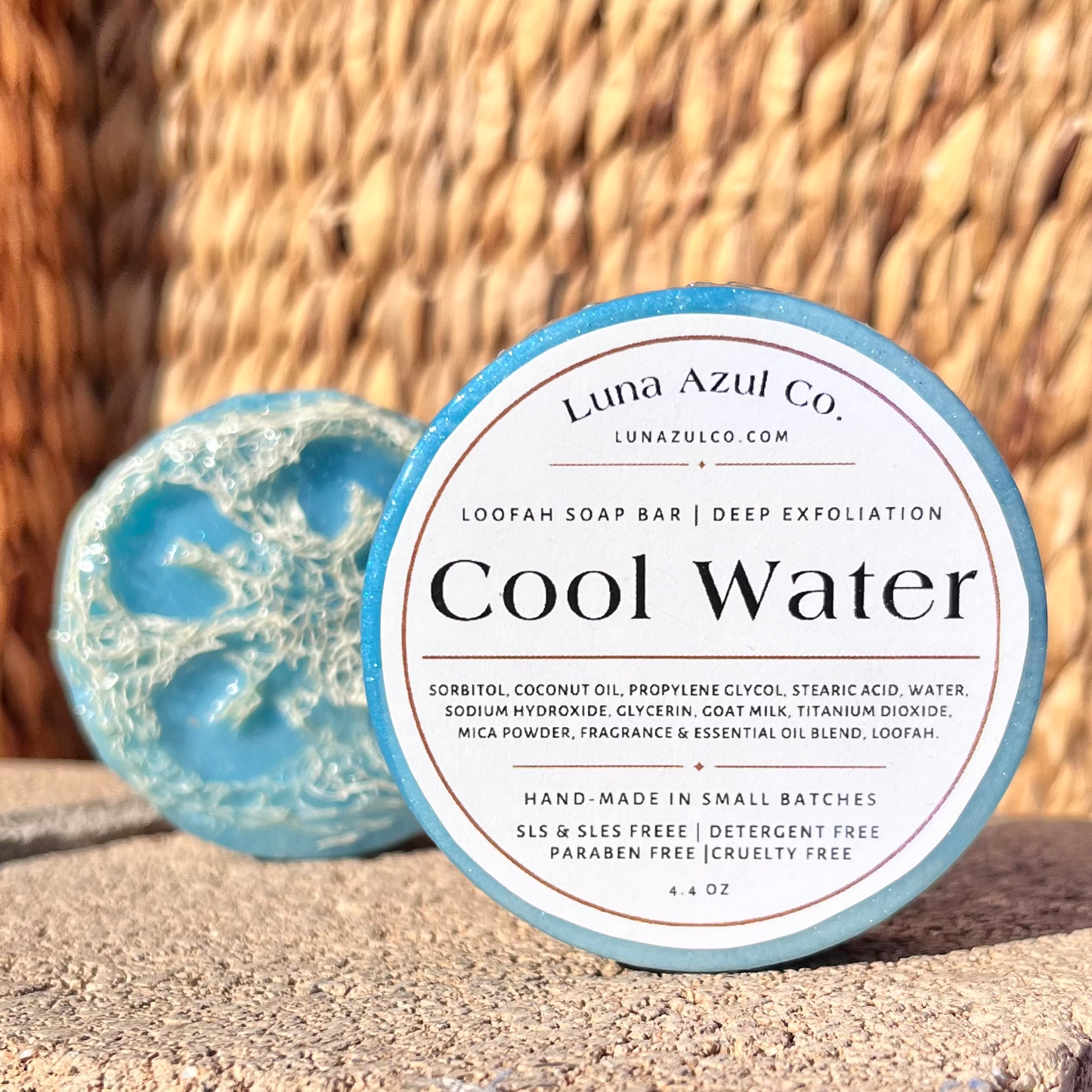 Loofah Cool Water Getmjölk Tvålbar