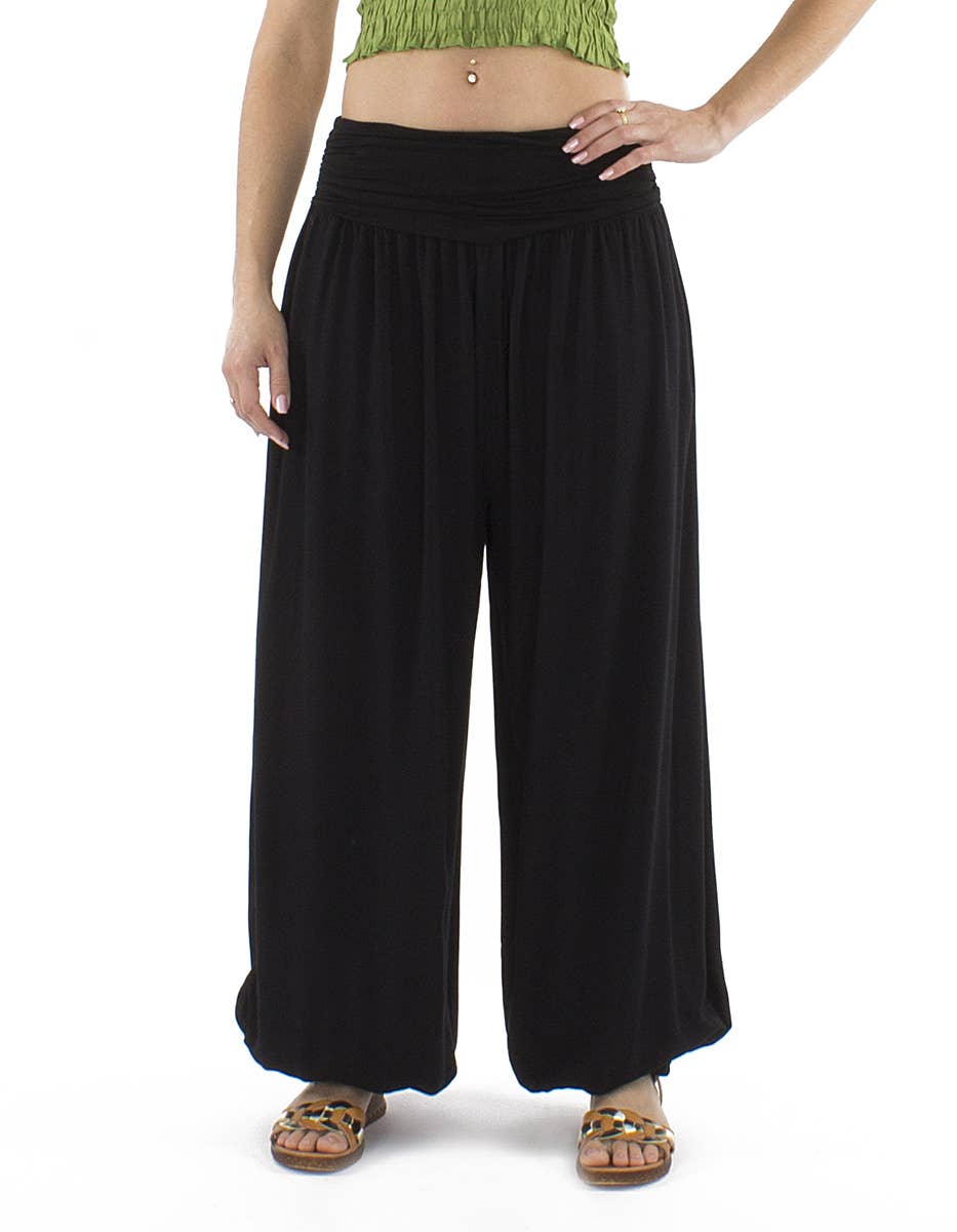 Handsydda Flow Pants Svart
