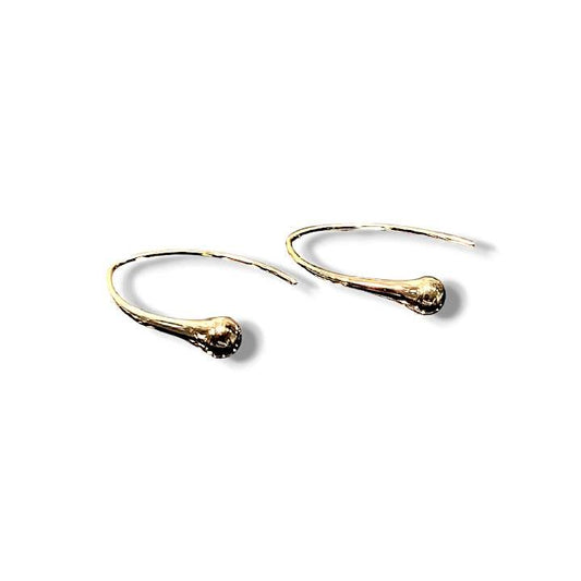 Droppen Mini Örhängen 18K Rödguld