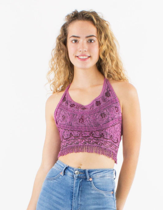 Handsydd Boho Halter Top