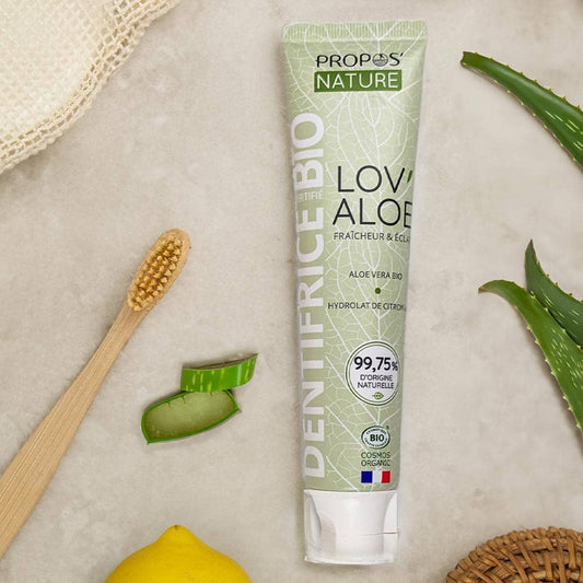 Ekologisk tandkräm Lov'aloe-aloe Vera & Citron -utan Fluor